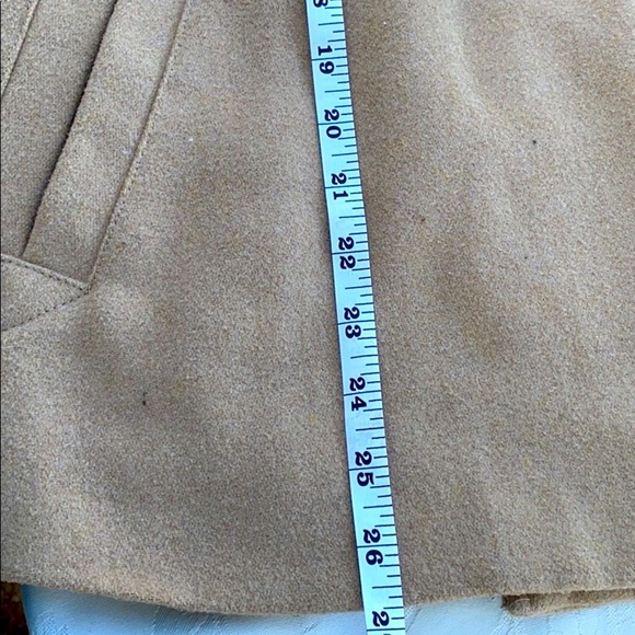 Paris Blues Tan Pea Coat Size -L - Picture 11 of 12